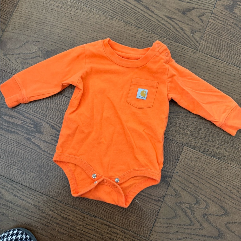 Carhartt Vibrant Orange Infant Bodysuit